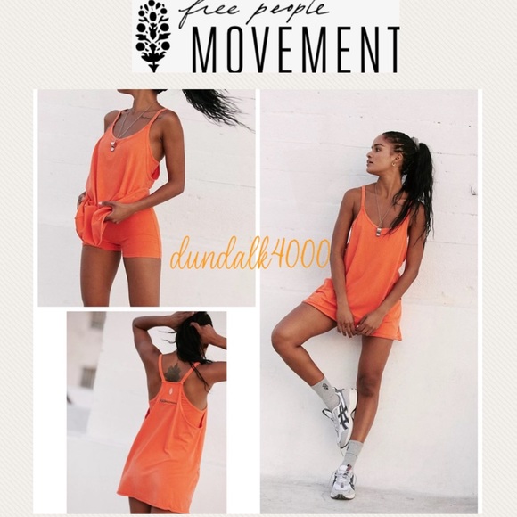 Free People Dresses & Skirts - Free People Hot Shot Mini Dress Cherry Tomato M